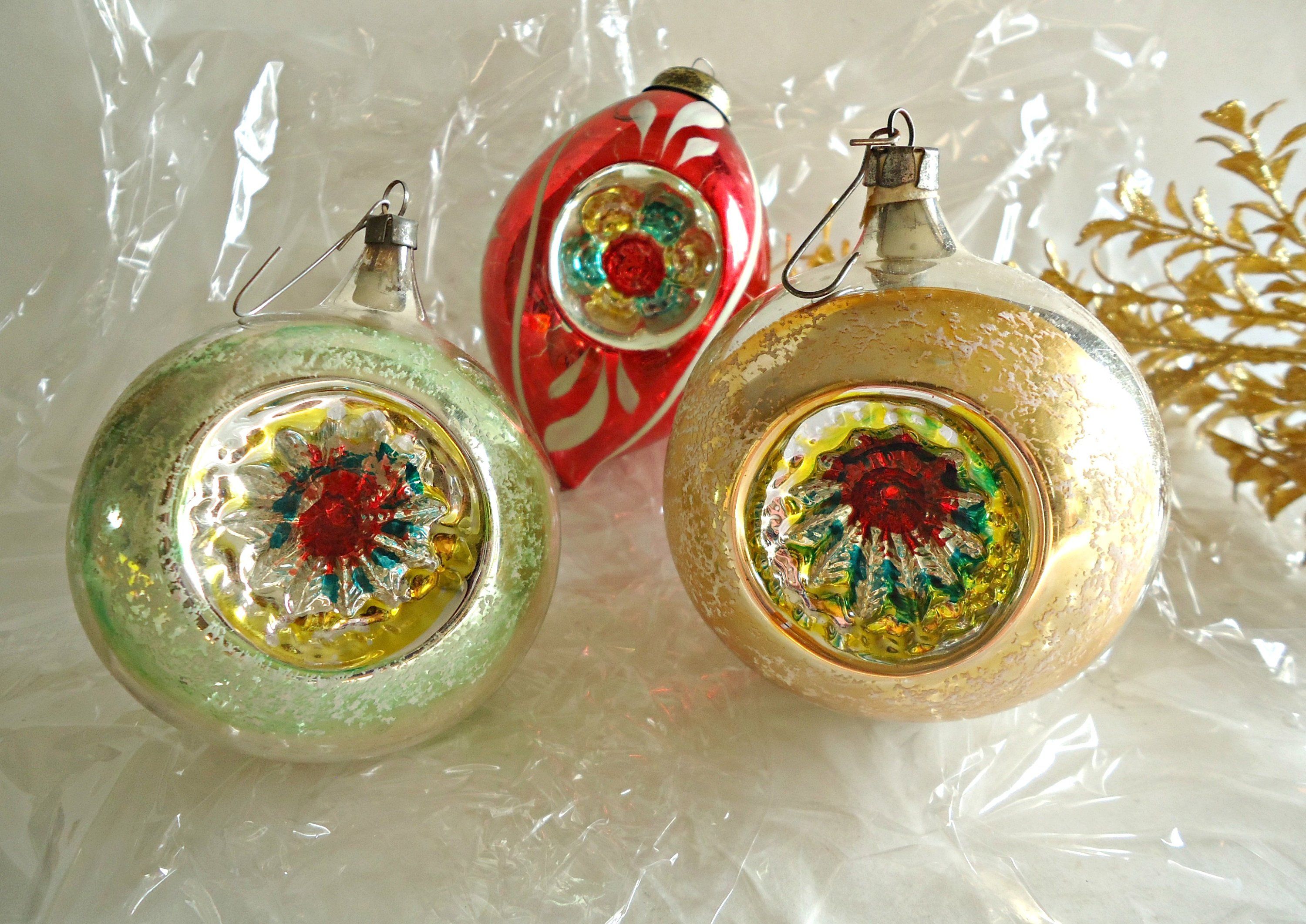 Mercury Glass Christmas Ornaments